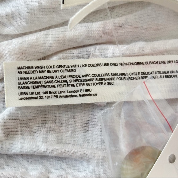 Anthropologie Cropped Tank Top Medium Button Front NEW NWT - Picture 6 of 8